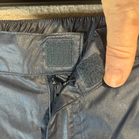 Vintage Gap Kids Size 14 Waterproof Pants Removable Bottom Navy w/ Sparkle NWT - Picture 3 of 14